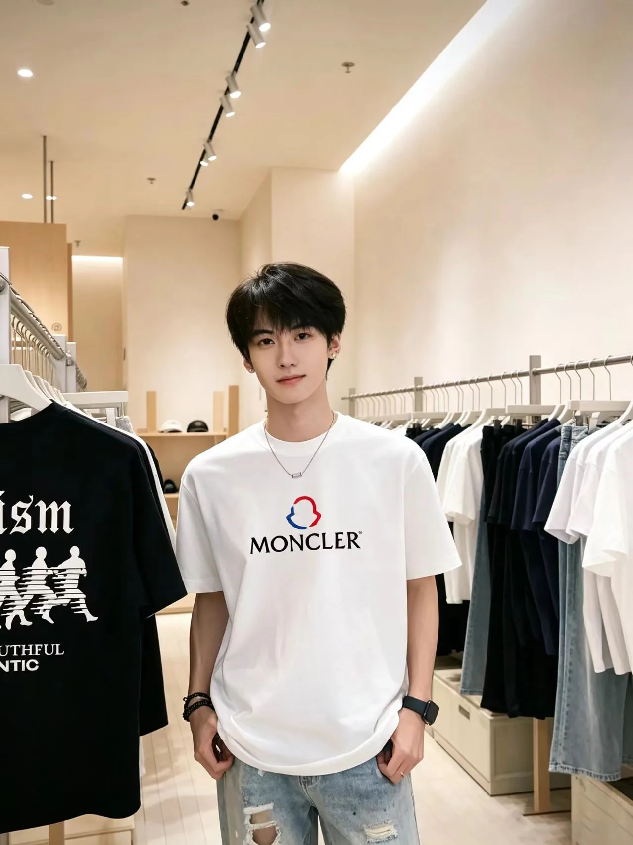 P80💰《Moncler~ 》 2026New Arrival Quality T ， , Versatile Quality ！ ‼ 32 250G ‼ ， ， ， ， T 🤪 Sizes：S-M-L-XL-2XL ：Black，White， Same Style